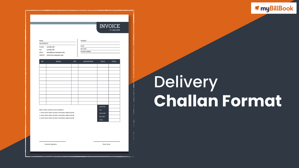 Delivery Challan