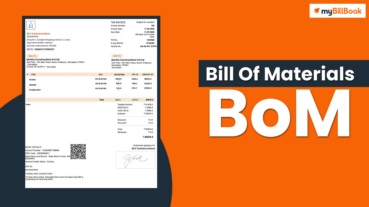 bill of materials bom