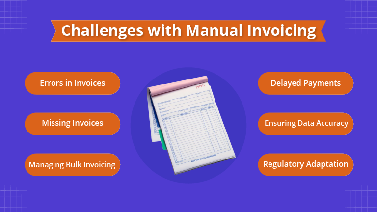 challanges of mannual invoicing