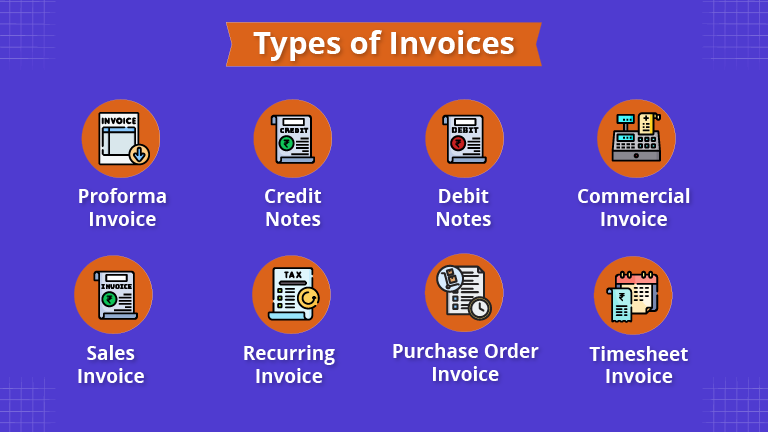 types of invoice