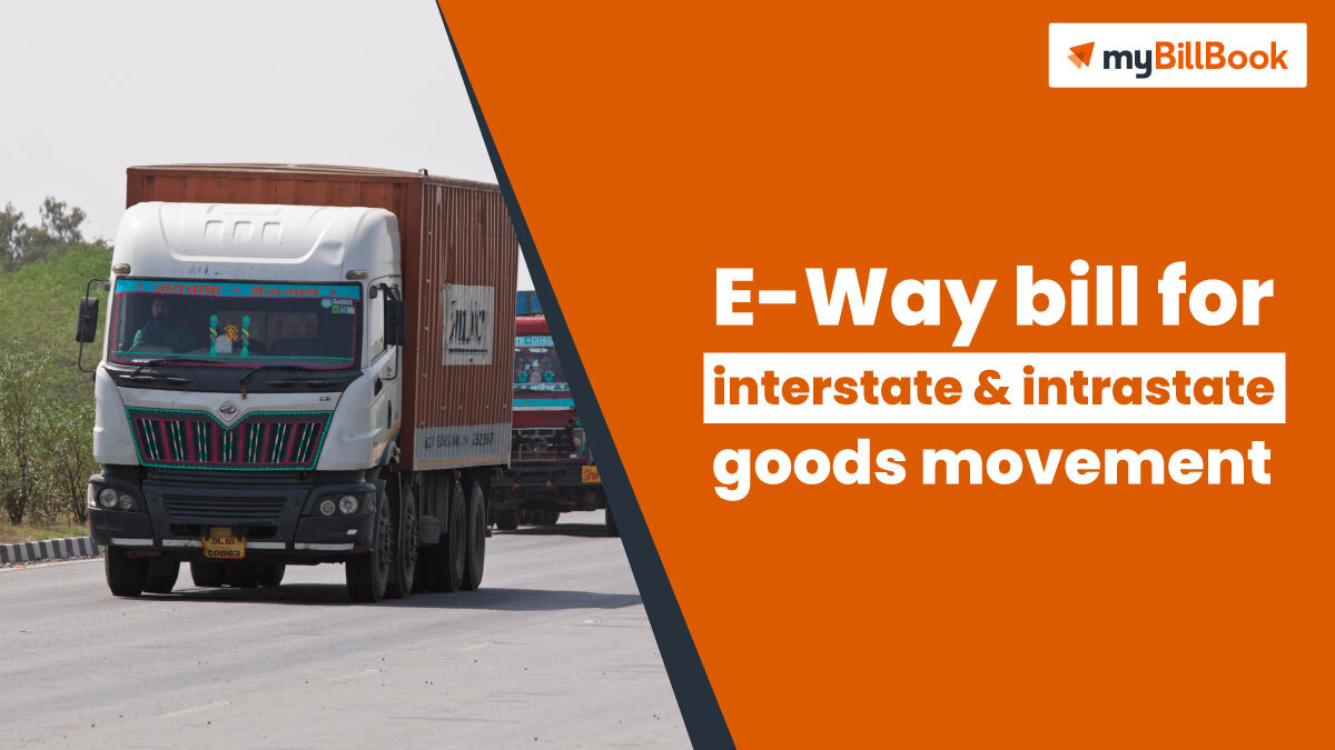 eway bill for interstate and intrastate