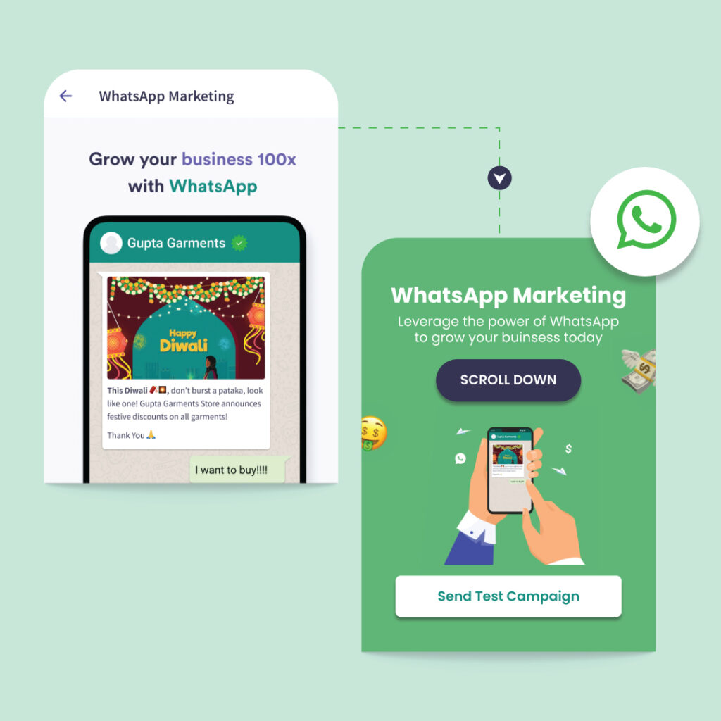 Whatsapp marketing made simple with myBillBook